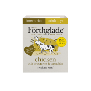 Forthglade Adult Tray -  Chicken, Brown Rice & Vegetables.
