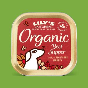 Lilys Kitchen Organic Beef Supper Foil Tray.