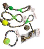Set Rope & Ball Dog Toys
