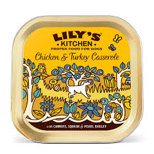 Lilys Kitchen Chicken And Turkey Casserole Foil Tray.