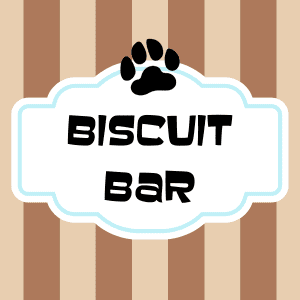 Paw Prints Biscuit Bar