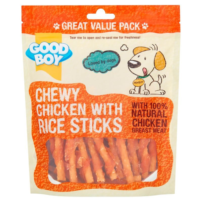 Good Boy Chewy Chicken with Rice Sticks