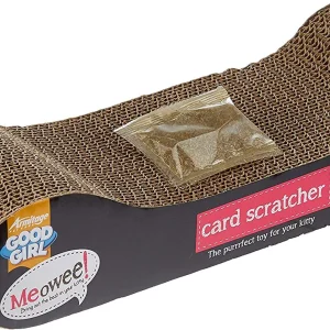 Good Girl Cardboard Scratcher with Catnip
