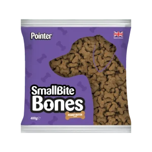 Pointer Small Bite Peanut Butter Bones.
