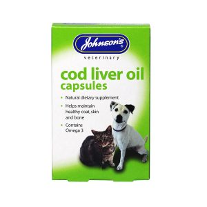 Johnsons Cod Liver Oil Capsules For Cats And Dogs