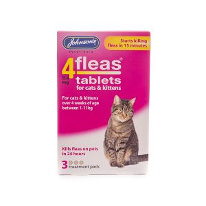 Johnsons Cat Flea Tablets 3pk