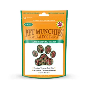 Pet Munchies Premium Sushi Training Treats Bumper Pack 150G
