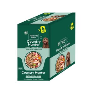 Natures Menu Country Hunter 6 Pack Pouches - Duck