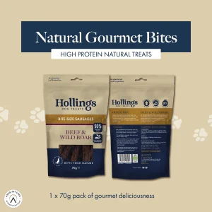 Hollings Beef And Wild Boar Sausages.