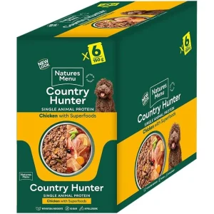 Natures Menu Country Hunter 6 Pack Pouches - Chicken
