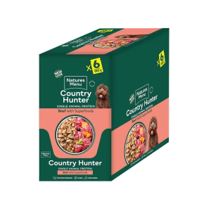 Natures Menu Country Hunter 6 Pack Pouches - Beef