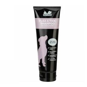 Pet Pro Flea And Tick Shampoo.